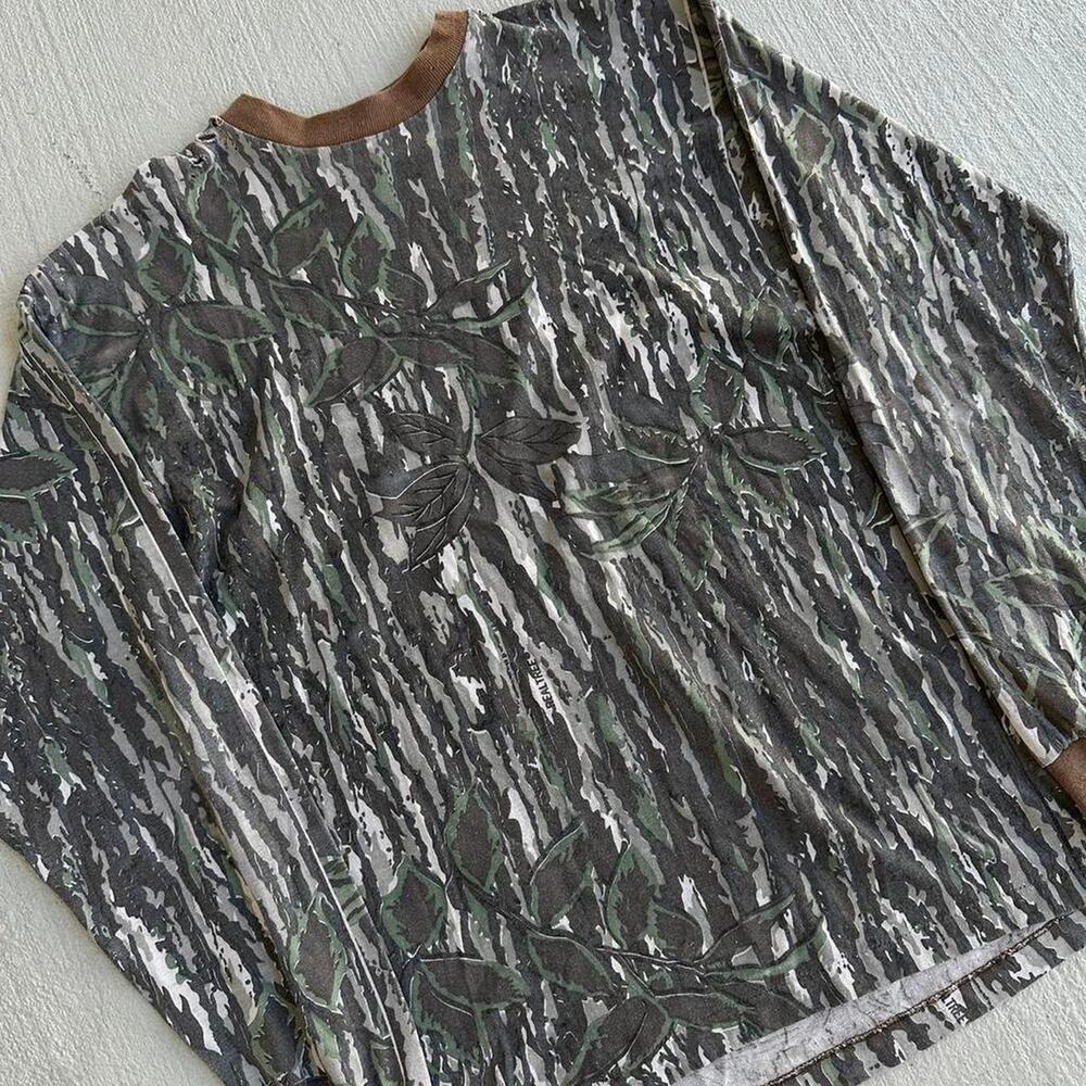 Vintage 90s Real Tree Camouflage Shirt